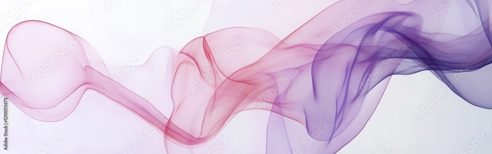 Poster pastel lavender and pink flowing forms create a soft and dreamy atmosphere for artistic expression a