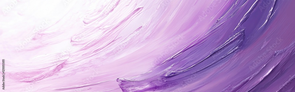 Poster Swirling pastel lavender and pink circular strokes create an abstract expression of serenity and calmness in a soft artistic composition