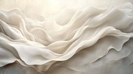 Fototapeta premium Elegant Draped Fabric Abstract Art Design