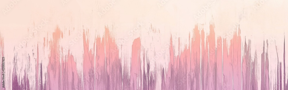 Leinwandbilder minimalist pencil strokes create a soft gradient of colors blending harmoniously in an abstract artw