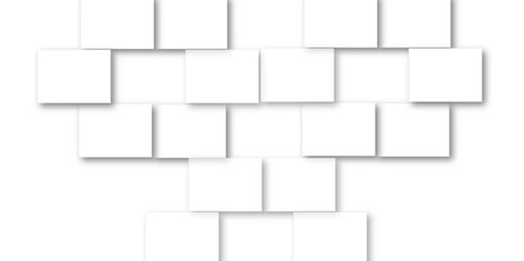 Simple Square cube box plate board on white wall background. 3d rendering. Multiple Horizontal Business Card Modern Mockup for Branding Presentation, Corporate Identity, Advertising, Graphic design.