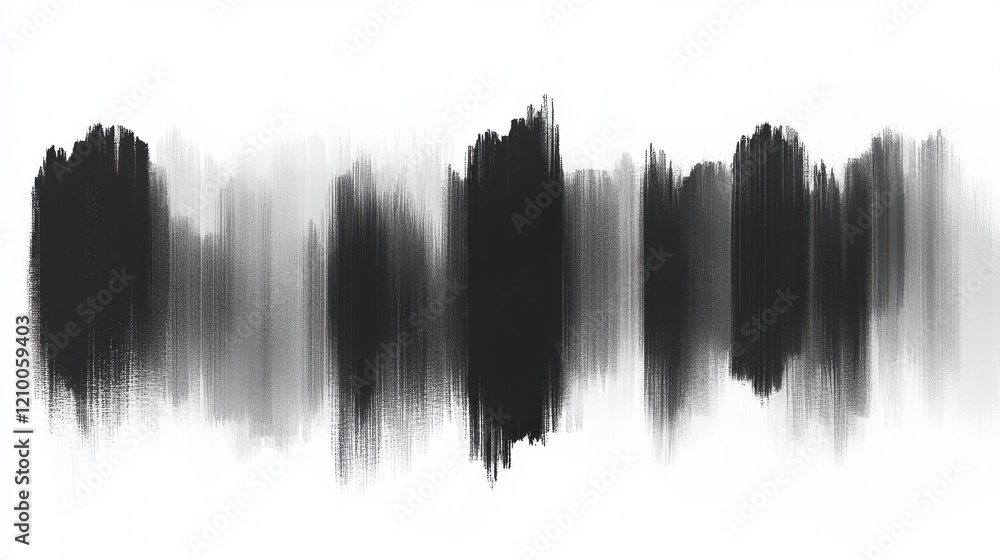 Poster gradient pencil strokes create a beautiful transition from dark to light shades in an artistic desig