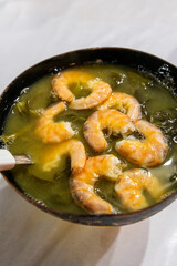 Traditional Amazonian Tacacá Soup with Shrimp