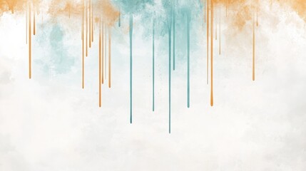 Elegant backdrop combines pencil strokes with natural hues for a serene ambiance