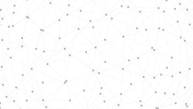 Technology abstract background. Dots connected by lines. Minimalist mesh backdrop. Abstract polygonal shape.