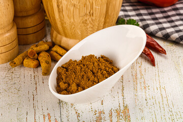 Indian cuisine - curry powder for culinary