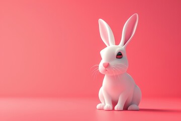 Obraz premium 3d Rabbit cartoon animal mammal