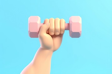 Dumbbell sports hand gym
