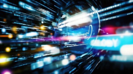 Fast internet connection with the optical fiber