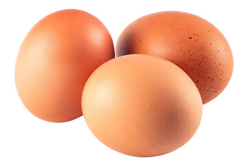 Set of eggs isolated on white background PNG.AI GENERATED