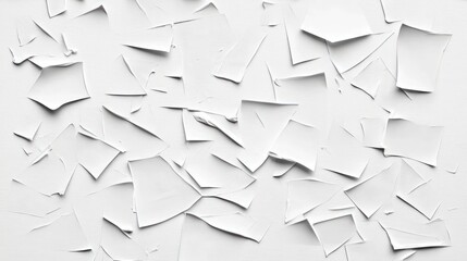 Fototapeta premium White paint chips texture background, studio shot, abstract art design