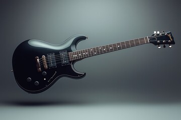 Obraz premium Detailaufnahmen von modernen E-Gitarren in verschiedenen Designs