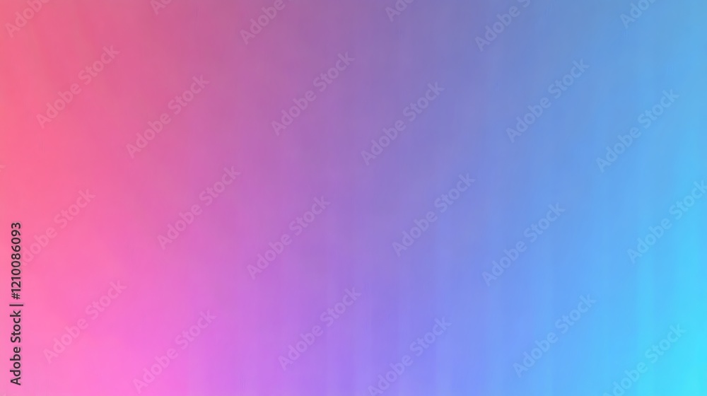 Poster dreamy gradient: a smooth and ethereal gradient transitions from vibrant pink to a soft blue, creati