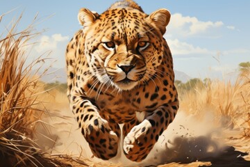 Cheetah cheetah wildlife leopard