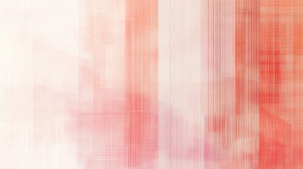 Fototapeta premium Gradient pattern with soft pencil strokes in coral and peach creating a serene modern aesthetic
