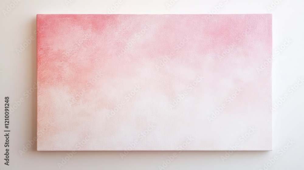 Poster minimalist canvas artwork showcasing subtle gradient textures in pink and amber tones for tranquil d