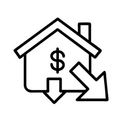 affordable housing crisis icon, affordable housing crisis line art - simple line art of affordable housing crisis, perfect for affordable housing crisis logos and icons