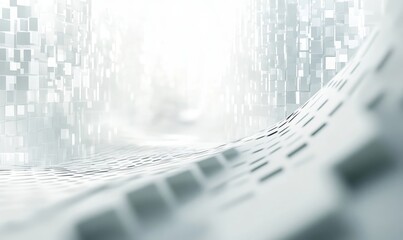 abstract white background, Generative AI