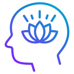 Obraz premium Mindfulness Icon 