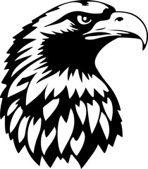 eagle head silhouette art