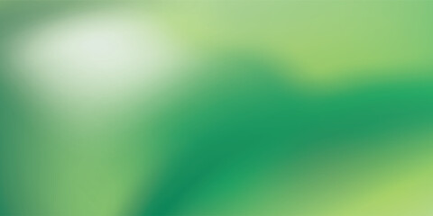 Abstract gradient mesh background in green and yellow colors modern art