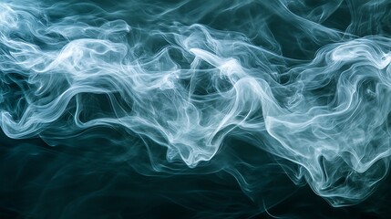 Fototapeta premium Abstract Blending of Vibrant Smoke Patterns in Ethereal Hues