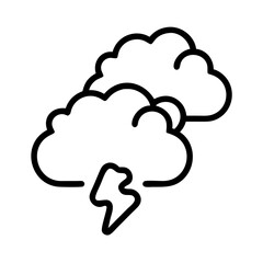 brainstorming clouds icon, brainstorming clouds line art - simple line art of brainstorming clouds, perfect for brainstorming clouds logos and icons
