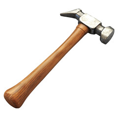 Claw Hammer Tool  Wood Handle  Metal Head  Isolated  Construction  Repair  DIY  Carpentry