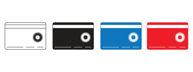 payment method with card, icon vector illustration.