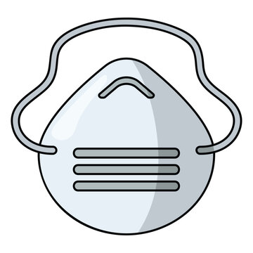 recommend clip art: Medical mask flat vector art, face pollution mask clip art, safety breathing respiratory mask clipart, medical mask flat icon illustration
                    