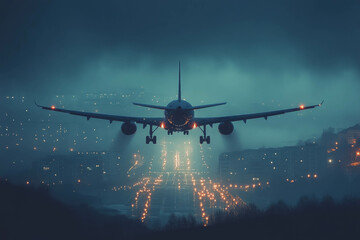 Naklejka premium Airplane Background