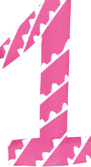 Fototapeta premium ribbon banner one 