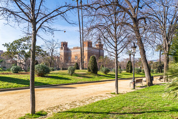 The Ciutadella Park view  in Barcelona