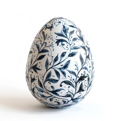 Fototapeta premium 3d illustration easter egg pattern white art