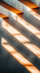 Overlapping polygons in neutral hues, gently transparent for a modern, layered look