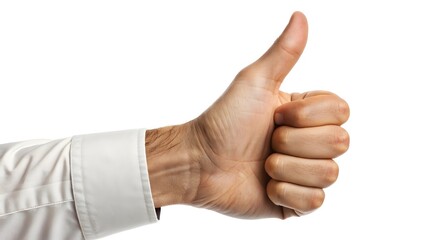 Photorealistic Thumbs Up Gesture Positive Affirmation & Support V5