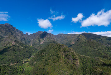 View of the Ribeira da Metade valley from the Balcões viewpoint.