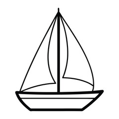 Sailboat Vector Art Illustration Elegant Nautical Designs for Creative Projects