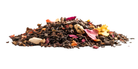 Assorted Edible Food Items Isolated on Transparent White Background