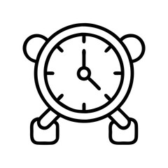 clock with adjustable hands icon, clock with adjustable hands line art - simple line art of clock with adjustable hands, perfect for clock with adjustable hands logos and icons