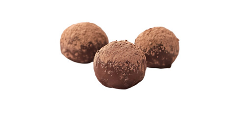 Assorted Edible Food Items Isolated on Transparent White Background