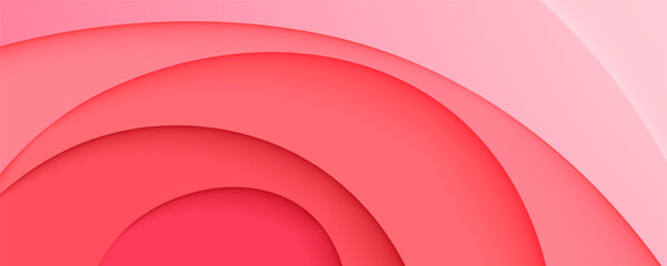 Pink abstract background, pastel color pink and yellow gradient. Circle shape decoration background.