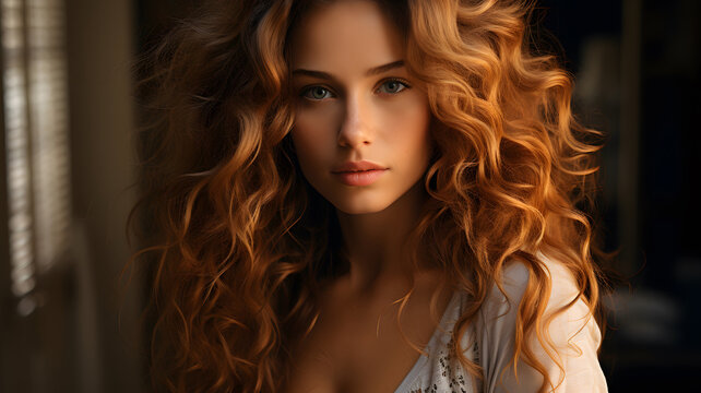 "Glowing Curls"
