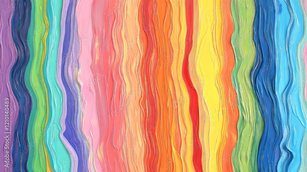 Poster abstract vector background with color rainbow stripes