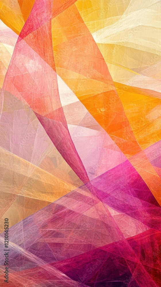 Poster vibrant abstract design featuring dynamic color interplay and smooth transitions