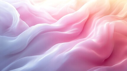 Obraz premium Soft Pastel Draped Fabric Gradient Background