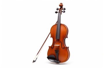 Violin white background performance orchestra