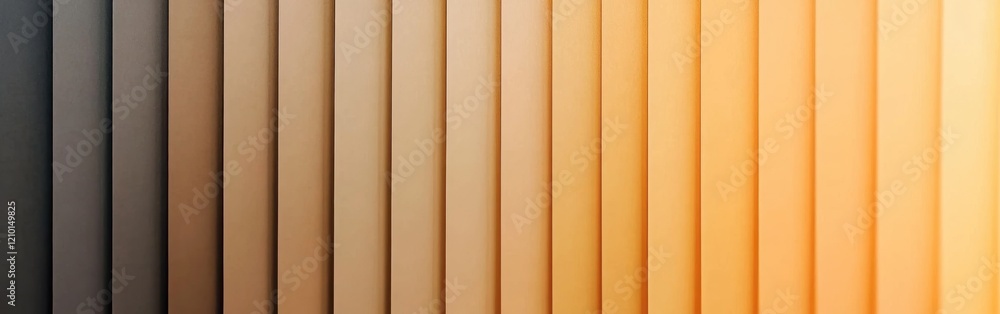 Poster minimalist gradient transitioning from deep amber to warm hues creates a calming aesthetic in modern