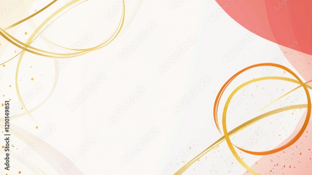 Leinwandbilder minimalist abstract design featuring continuous curves and soft color gradients in a tranquil compos