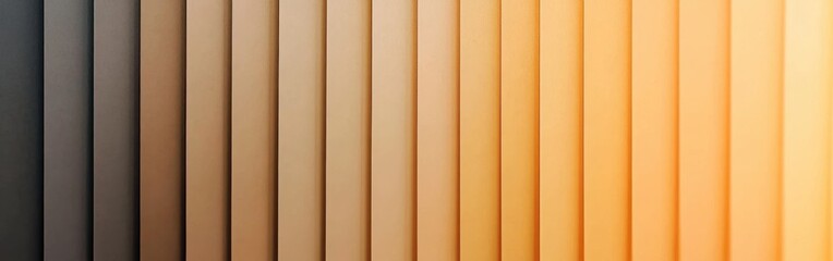 Minimalist gradient transitioning from deep amber to warm hues creates a calming aesthetic in modern design